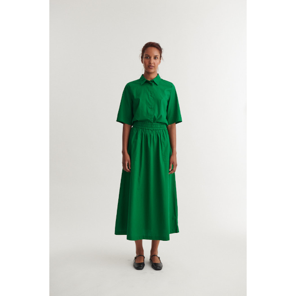 Basic Apparel Silje Long Skirt (abundant green)