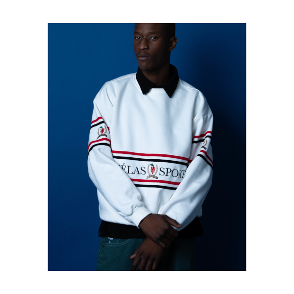 Hélas Sport Crewneck (white)