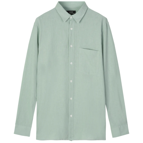 Mads Nørgaard Sune Cotton/Linen Shirt (jadeite)