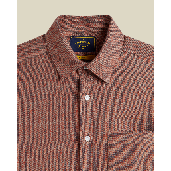 Portuguese Flannel Teca 2.0 LS Shirt (brick)