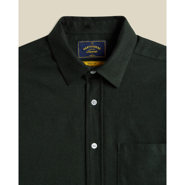 Portuguese Flannel Teca 2.0 LS Shirt (forest green)