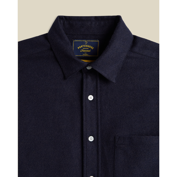 Portuguese Flannel Teca 2.0 LS Shirt (navy)