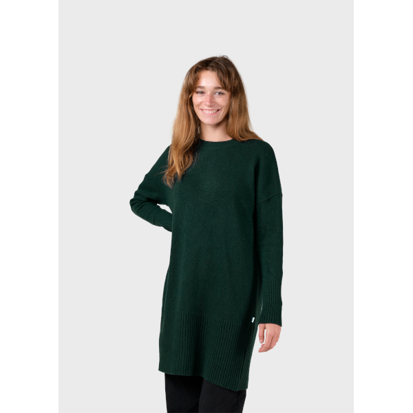 Klitmøller W Thea Knit Dress (moss green)
