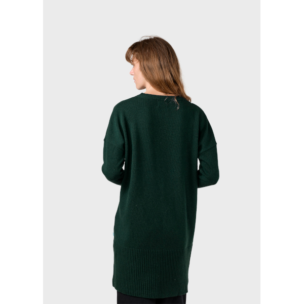 Klitmøller W Thea Knit Dress (moss green)