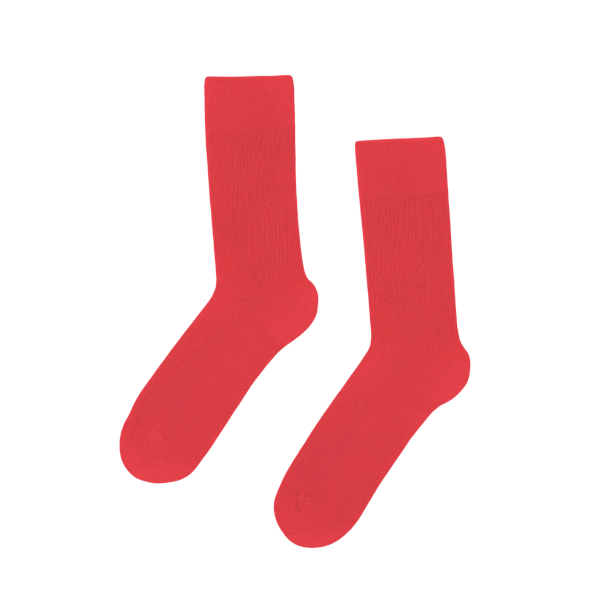 Colorful Standard W Classic Organic Sock (red tangerine)