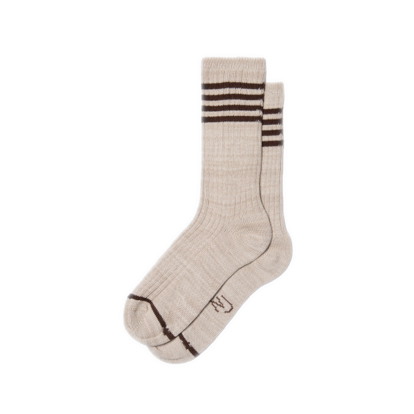 Nudie W Tennis Stripe Sock (beige)
