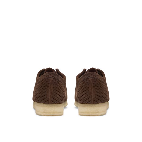 Clarks M Wallabee (brown perforated)