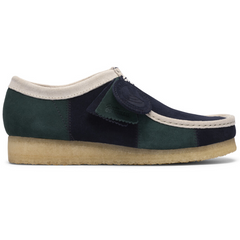 Clarks M Wallabee (blue/green stripe)