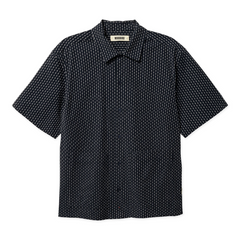 Woodbird Wang Shiko Shirt (dark navy)