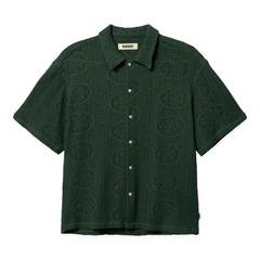 Woodbird Wang Knit Shirt (pine green)