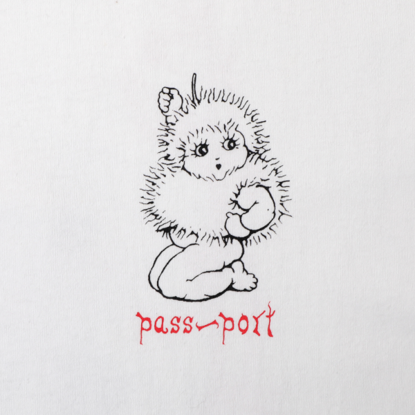 Passport Webbed Bed Tee (white)