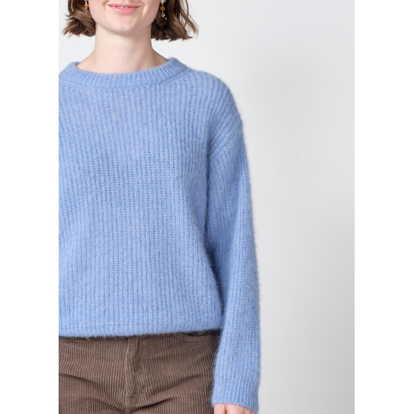 Klitmøller W Willow Knit (light blue)