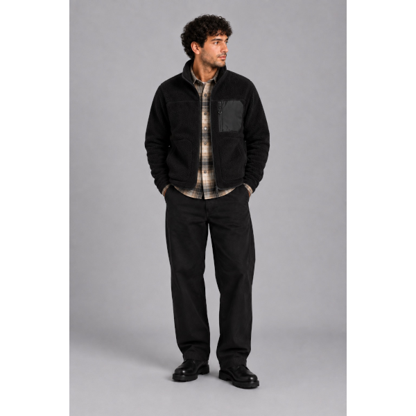 FatMoose Wood Fleece Jacket (black)