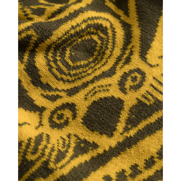 Woodbird Yan Lion JQ Beanie (dark brown-yellow)