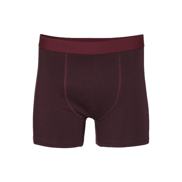 Colorful Standard Classic Organic Boxer Briefs (oxblood red)