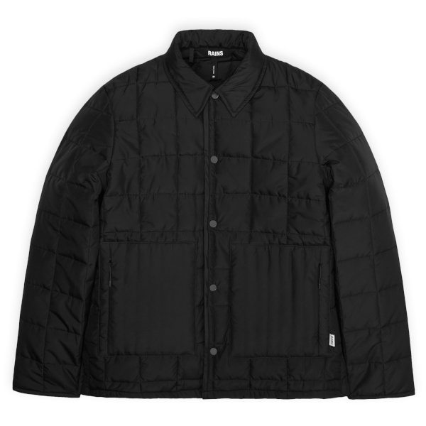 Rains Liner Shirt Jacket (black)