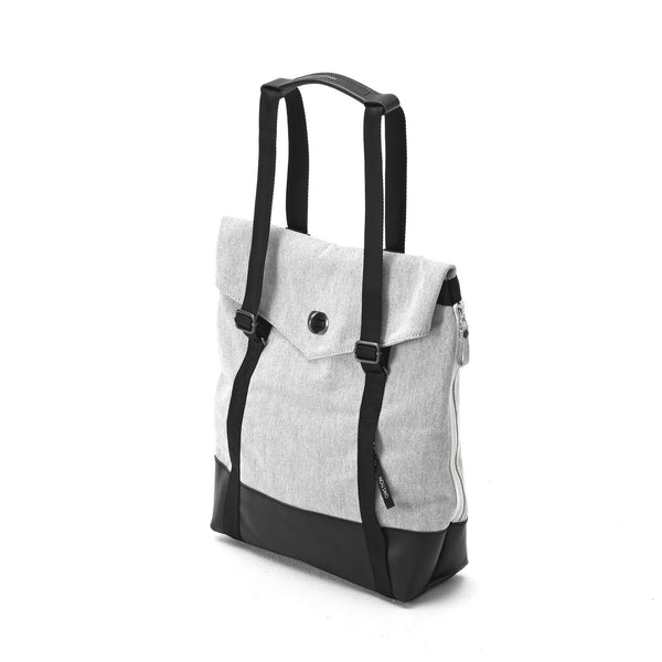 Qwstion Tote (raw blend leather canvas)